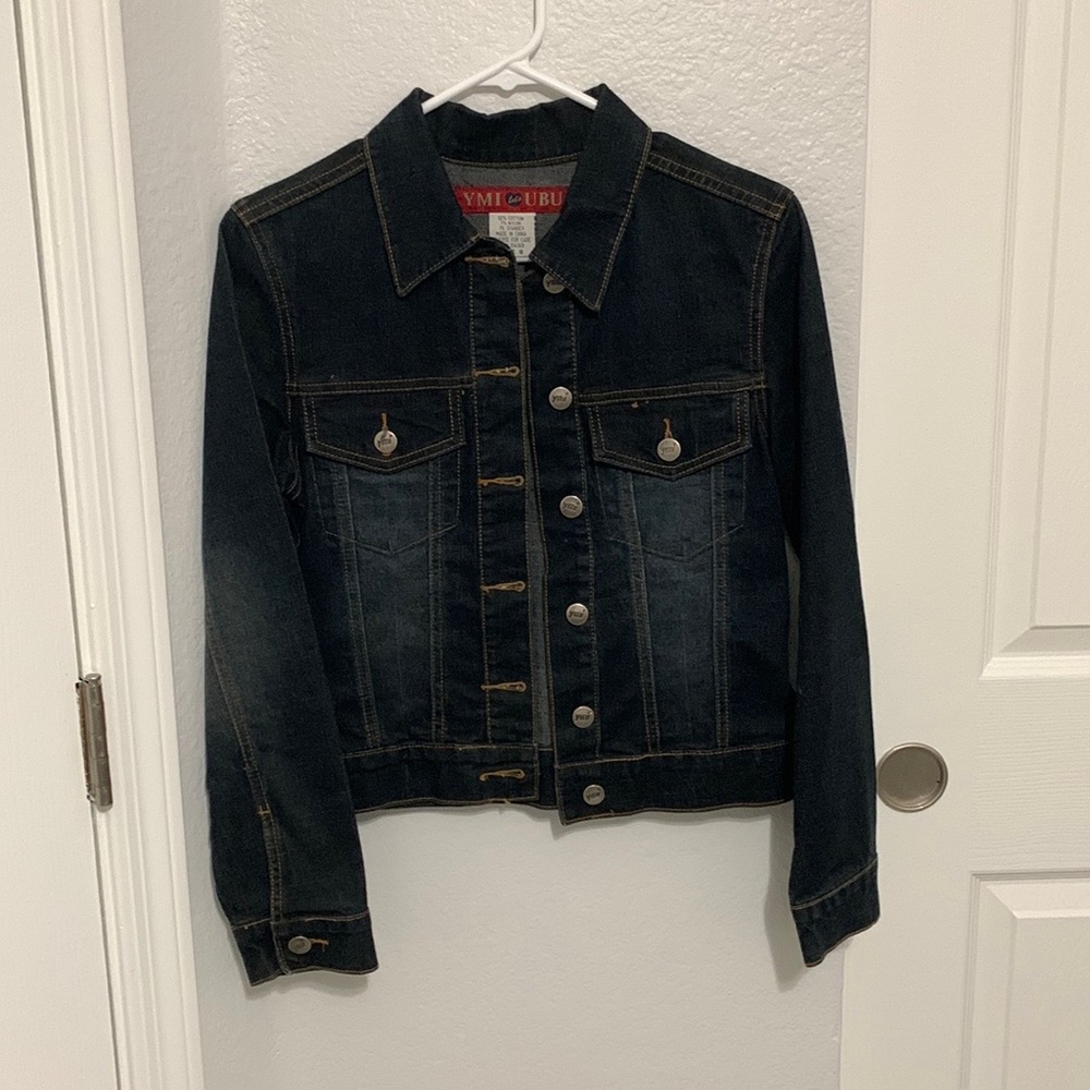 Dark wash denim jacket